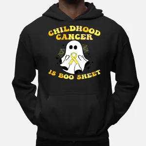 Childhood Cancer is Boo Sheet Childhood Cancer Month Hoodie