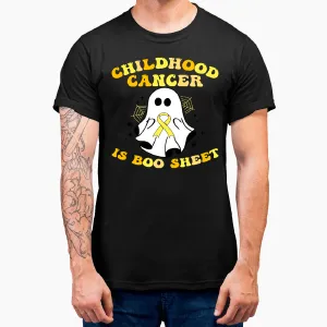 Childhood Cancer is Boo Sheet Childhood Cancer Month T-Shirt