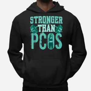 Pcos Awareness Month Exercise Fitness Workout Pcos Warrior Hoodie