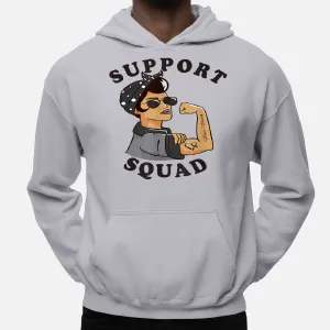 Wear Grey Support Squad Bandana Brain Cancer Awareness Hoodie