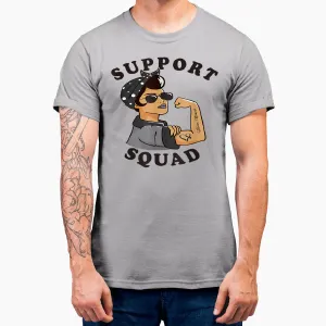 Wear Grey Support Squad Bandana Brain Cancer Awareness T-Shirt